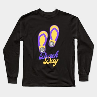 Jinrai: Beach Day Flip Flop Long Sleeve T-Shirt